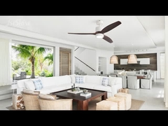 مروحة سقف LED بعيدة مع 3 شفرات خشبية حديثة لغرفة النوم