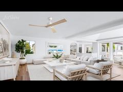 مروحة سقف من الخشب الصلب