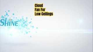 ضوء مروحة سحابية للأسقف المنخفضة