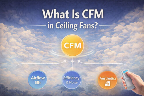 أخبار الشركة الأخيرة عن ما هو CFM في مروحة السقف؟ (ولماذا يهم)