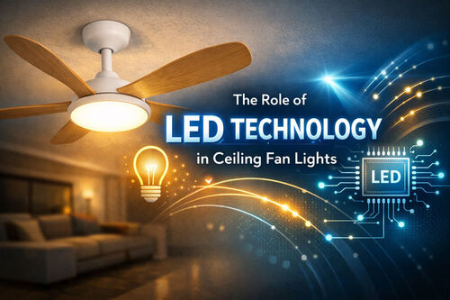 أحدث مدونات الشركة حول دور تقنية LED في أضواء مروحة السقف