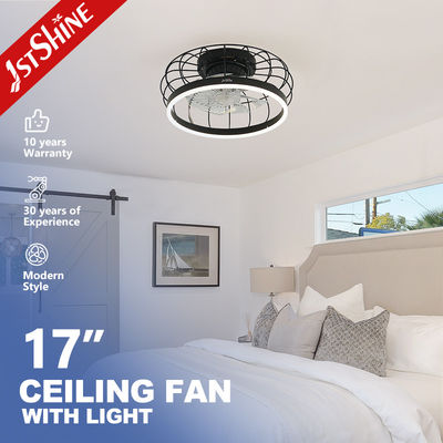 شراء مروحة سقف بتصميم حديث من نوع LED من 1stshine، لون أسود، تثبت على السقف مع مفتاح تحكم عن بعد تصنيع عبر الإنترنت