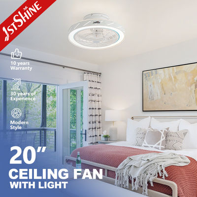 شراء مروحة سقف داخلية مع أضواء LED ثلاثية الألوان بتصميم أنيق منخفض المستوى وشفرات ABS مع جهاز تحكم عن بعد تصنيع عبر الإنترنت