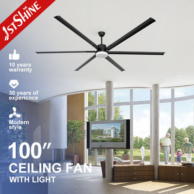 شراء منزل الفندق مكتب 100 بوصة مروحة السقف مع مصباح LED والتحكم عن بعد من 1stshine تصنيع عبر الإنترنت