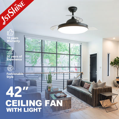شراء مروحة سقف LED من طراز 1stshine الحديثة مع جهاز تحكم عن بعد وتصميم قابل للسحب تصنيع عبر الإنترنت