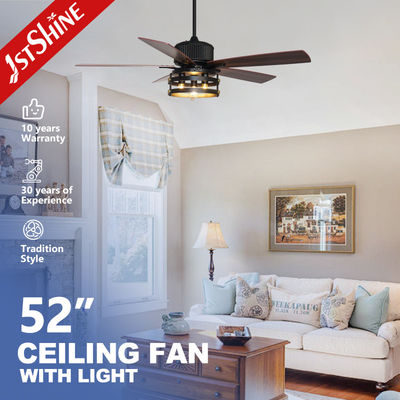 شراء 1stshine شفرات MDF الداخلية 220 فولت الإضاءة المنزلية الناعمة مروحة السقف مع المصابيح تصنيع عبر الإنترنت