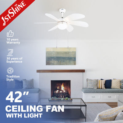 شراء مروحة السقف مع ضوء 42 بوصة 6 شفرات MDF و 110-240V / 50Hz-60Hz الجهد الدخلي تصنيع عبر الإنترنت
