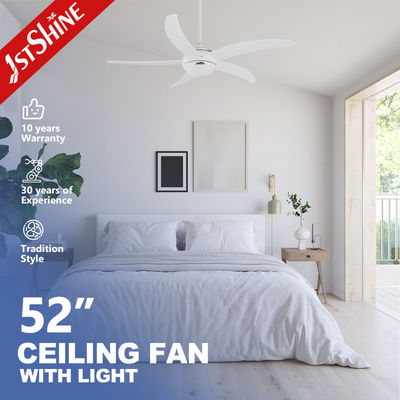 شراء مروحة سقف ديكورية من 1stshine مقاس 52 بوصة مع 5 شفرات من خشب MDF مع جهاز تحكم عن بعد وإضاءة تصنيع عبر الإنترنت