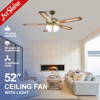 شراء 1stshine ضوء مروحة السقف لـ 52 بوصة الكلاسيكيات متعددة الألوان والجهد 220V / 50Hz تصنيع عبر الإنترنت