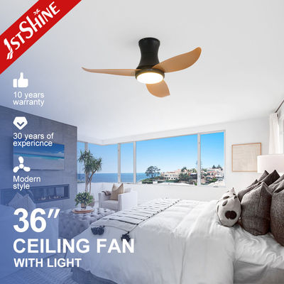 شراء 36 Inch Low Profile Ceiling Fan With Light Plastic Blade DC Motor Low Noise تصنيع عبر الإنترنت