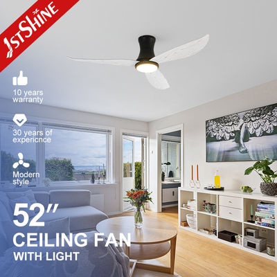 شراء Low Profile Quiet Dc Motor ABS Blade Ceiling Fan For Low Ceiling With Lamp تصنيع عبر الإنترنت