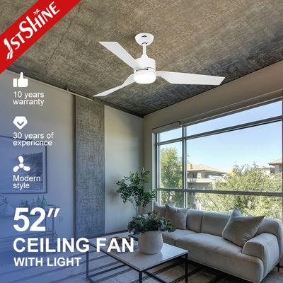 شراء مروحة سقف LED بتصميم عصري مقاس 52 بوصة من 1stshine مع إضاءة قابلة للتعتيم وجهاز تحكم عن بعد تصنيع عبر الإنترنت