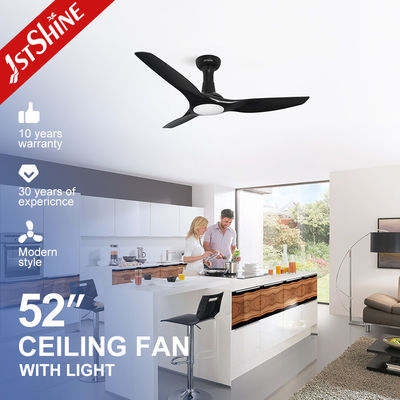 شراء دعم ضبابي 52 بوصة مروحة السقف LED مع محرك عاكس و 3 ألوان ضوء LED تصنيع عبر الإنترنت