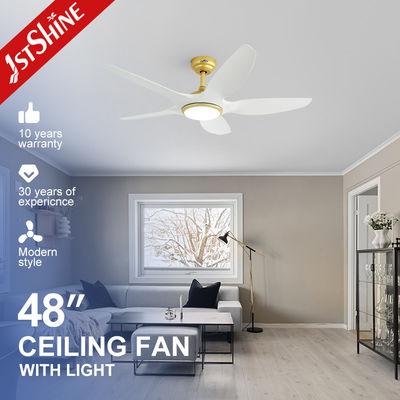 شراء 1stshine OEM لون قابل للتخفيف مصباح LED الهوائي 5 شفرات محرك DC والتحكم عن بعد تصنيع عبر الإنترنت