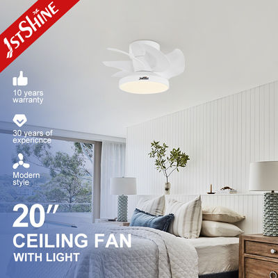 شراء مروحة سقف بإضاءة LED صغيرة مثبتة على السطح مع محرك DC هادئ وزخرفي تصنيع عبر الإنترنت