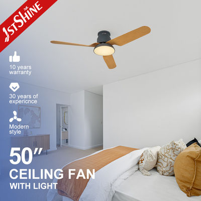شراء مروحة سقف LED ذات 3 ألوان قابلة للتضييق مع شفرات 50 بوصة وتصميم فلش ماونت لتوفير الطاقة تصنيع عبر الإنترنت