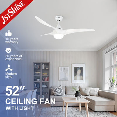شراء طراز التصميم الحديث مروحة سقف LED ذات جهاز تحكم عن بعد لتوفير الطاقة مع جسم مصباح معدني تصنيع عبر الإنترنت