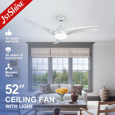 شراء 60±5W لون فضي مروحة السقف 52 بوصة مع الضوء والتحكم عن بعد ضمن ميزانيتك تصنيع عبر الإنترنت