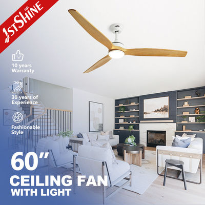 شراء 60 بوصة مروحة سقف LED شفرة خشب صلبة ضوء LED قابل للتخفيف محرك DC هادئ تصنيع عبر الإنترنت