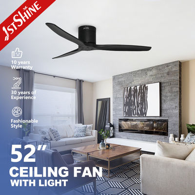 شراء 1stshine مروحة السقف تصميم بسيط محرك AC أبيض 3 سرعة التحكم عن بعد تصنيع عبر الإنترنت