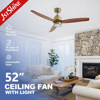 شراء 1stshine LED Ceiling Fan with Antique Brass and Solid Wood Dimmable 3 Color LED Lighting تصنيع عبر الإنترنت