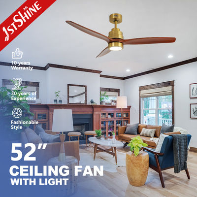 شراء 10- 1stshine LED Ceiling Fan with Gold Luxury Solid Wood and Adjustable LED Lighting تصنيع عبر الإنترنت