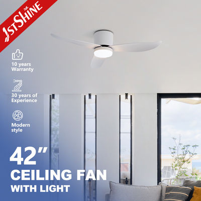 شراء تصميم تثبيت مدمج مروحة سقف 2 في 1 ضوء LED اختياري لجهد 220 فولت وشفرة ABS تصنيع عبر الإنترنت