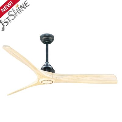 سعر جيد مروحة السقف الخشبية ذات الشفرة مع جهاز تحكم عن بعد من الدرجة الأولى كفاءة استخدام الطاقة وتصميم حديث الانترنت