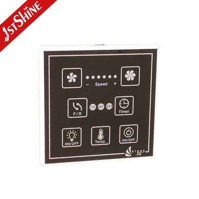 سعر جيد 110 فولت 120 فولت 220 فولت 240 فولت محرك متزامن 6 سرعات المروحة السقفية الحائط التحكم لأبيض OEM من قبل 1stshine الانترنت