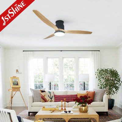 سعر جيد مروحة سقف ال اي دي مع جهاز تحكم عن بعد ، 52 انش ، محرك دي سي هادئ الانترنت