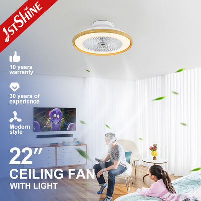 مروحة سقف LED قابلة للتعتيم مع جهاز تحكم عن بعد وتدفق هواء عالي 110-240 فولت/50 هرتز-60 هرتز تصميم منخفض