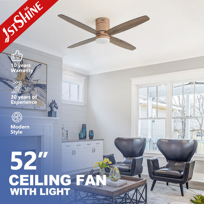 سعر جيد مروحة سقف LED ذات شفرات MDF منخفضة المستوى مع تحكم ذكي ودرجة حرارة لون 3000K/4500K/6000K الانترنت