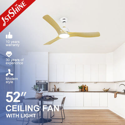 مروحة سقف LED بمحرك قابل للعكس من 1stshine مع مادة هيكل المصباح المعدني ABS و 3 شفرات