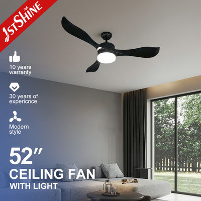 مراوح سقف بشفرات سوداء من مادة ABS من 1stshine موفرة للطاقة مع أضواء LED وجهاز تحكم عن بعد 2-