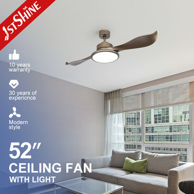 2- 1stshine 52-inch Gold Finish Ceiling Fan with Remote Control and 2 ABS Blades DC LED