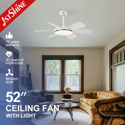1stshine Modern DC Remote 6 Blades LED Ceiling Fan with Light and Consumption