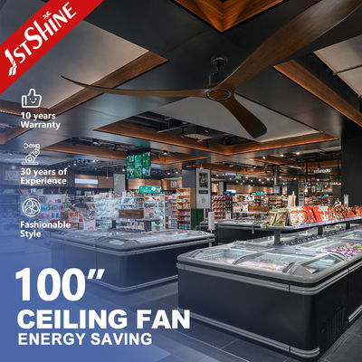 سعر جيد غرفة اجتماعات مروحة سقف 100 بوصة مع جهاز تحكم عن بعد، قوة 35 واط وشفرات خشبية الانترنت