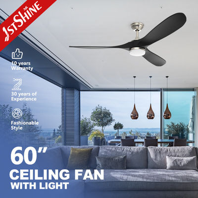Modern Design 1stshine Ceiling Fan Light with Low Noise DC Motor and Time Setting